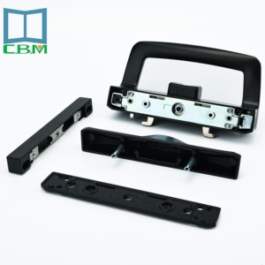 Serratura a Gancio per Porta Scorrevole in Vetro a Forma <span class=keywords><strong>di</strong></span> D, in Lega <span class=keywords><strong>di</strong></span> Zinco, Connessione Bilaterale per Camera d'Albergo - Product Image 5