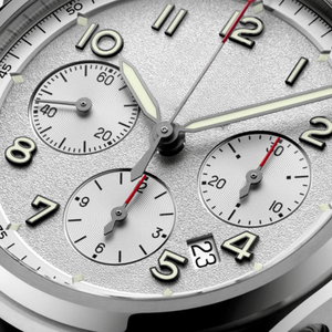 Montre mécanique automatique chronographe avec cadran lumineux et bracelet en cuir pour homme Longinesing - Product Image 3