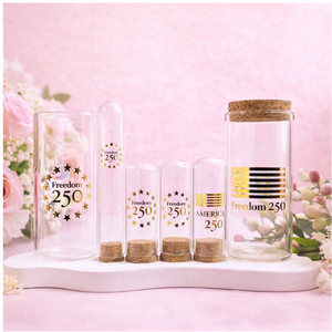 Flacon en verre alimentaire avec bouchon en liège pour l'emballage de bonbons, de chocolat et de snacks - Product Image 3