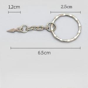 2.5cm kim loại dập nổi <span class=keywords><strong>Keychain</strong></span> loạt thủ công Phụ kiện tự làm mạ điện dễ thương <span class=keywords><strong>Carabiner</strong></span> Móc khóa bán buôn - Product Image 6