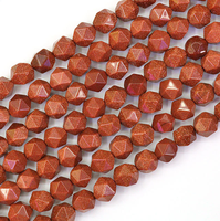 Perles en pierre précieuse pour conception de bijoux, pierres à facettes, fabrication de diamants, de sable, or, 15.5 pouces, livraison gratuite
