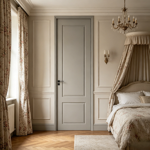 Portes de chambre personnalisées, style français, portes intérieures en bois massif multicouche laquées, pour chambres, hôtels et appartements - Product Image 5