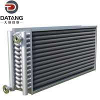Échangeur de chaleur à tube enroulé en acier inoxydable, radiateur bimétallique en aluminium pour chauffage à la vapeur et à l'air chaud