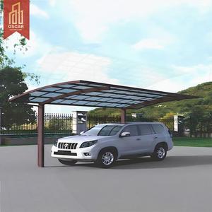Abri de voiture préfabriqué de luxe 55*3*3M résistant à la neige, en aluminium étanche, pour un seul véhicule, idéal pour les espaces extérieurs - Product Image 1