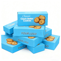 Logo personnalisé en gros matériau de qualité alimentaire beignet gaufre pâtisserie biscuit dessert boulangerie gâteau boîte d'emballage en papier