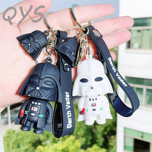 Llavero de PVC 3D con Personaje de Dibujos Animados QYS, Estilo Superhéroe Guerrero Espacial, Anillo de Goma para Llaves, Adorno para Bolsa, Regalo - Product Image 6
