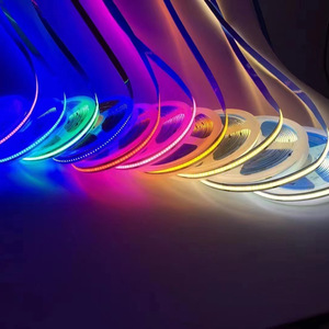 Bande lumineuse LED RGB flexible 30 LED/m, télécommande, intensité réglable, IP65, guirlandes lumineuses décoratives d'intérieur, Ra80, 6000K, lumière du jour - Product Image 5