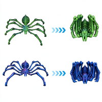 Nouvelle figurine d'araignée articulée imprimée en 3D de 12 cm, avec articulations mobiles, jouet anti-stress coloré pour enfants, collection, décoration de bureau, fête à thème farce