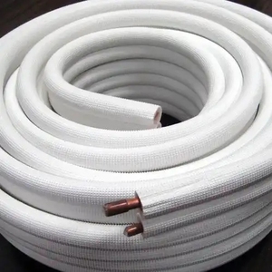 Bobine de <span class=keywords><strong>tube</strong></span> de <span class=keywords><strong>cuivre</strong></span> isolée de climatiseur de système de CVC avec des écrous - Product Image 5