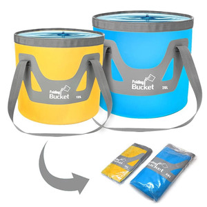 Bán Buôn Trọng Lượng Nhẹ Ngoài Trời Đi Du Lịch Đóng Mở Xô <span class=keywords><strong>5</strong></span> <span class=keywords><strong>Gallon</strong></span> Xách Tay Gấp Xô Nước Cho Câu Cá Cắm Trại - Product Image 1