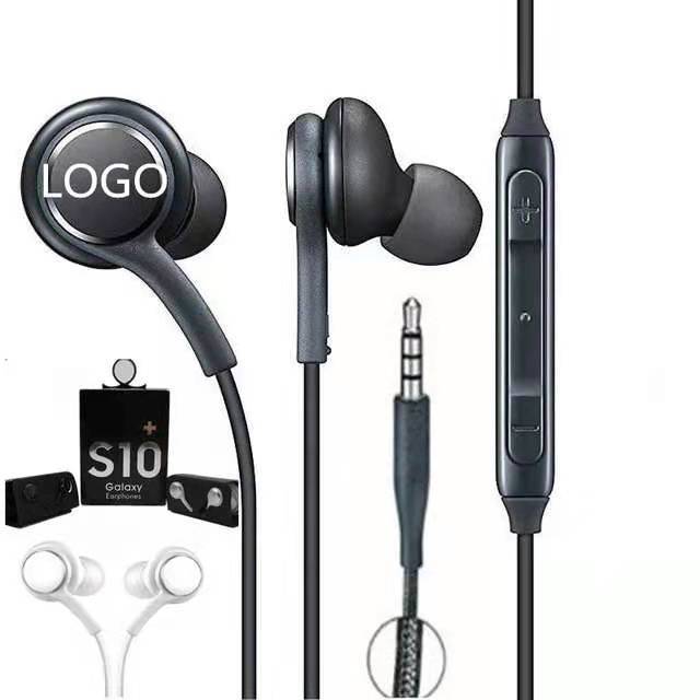 High Quality Headset in Ear Headphones 3.5mm With Remote Mic Hands Free for Samsung S8 Stereo Mobile Earphone
