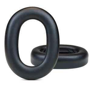 Almohadillas de Repuesto para Auriculares Jabra Evolve2 85 Gen2, Cojín de Cuero Proteico, Esponja Suave, Fundas para Auriculares Over-Ear, Color Negro - Product Image 1