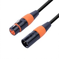 Kabel Audio Gitar Mikrofon XLR 3-pin Betina dan Jantan untuk Perdagangan Luar Negeri China yang Laris Manis, Koneksi Audio/Video XC1007JSH