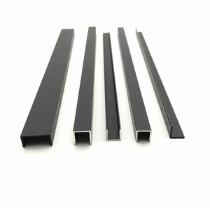 यू-आकार टेम्पर्ड ग्लास रेलिंग कांच रेलिंग के लिए extruded एल्यूमीनियम प्रोफ़ाइल यू चैनल - Product Image 3