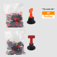 Clips de nivellement de carreaux en plastique durable et réutilisables, outil de nivellement de carreaux pour l'installation de carreaux en marbre et en céramique