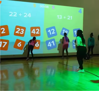 Projection professionnelle personnalisée en gros pour enfants Ar Ball Frapper Jeux muraux d'intérieur interactifs en 3d pour enfants