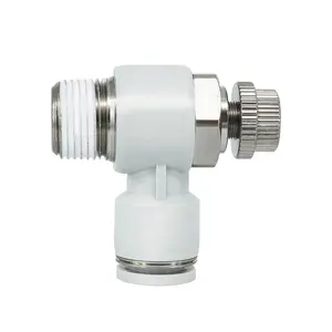 SL Original AIRTAC SMC type trachea flow regulating valve ASL series cylinder throttle joint Pneumatic Fitting parts connector