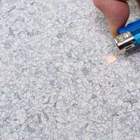 Dalles de vinyle conductrices antistatiques, revêtement de sol homogène ESD, intérieur, imperméable, écologique pour les salles d'équipements électroniques