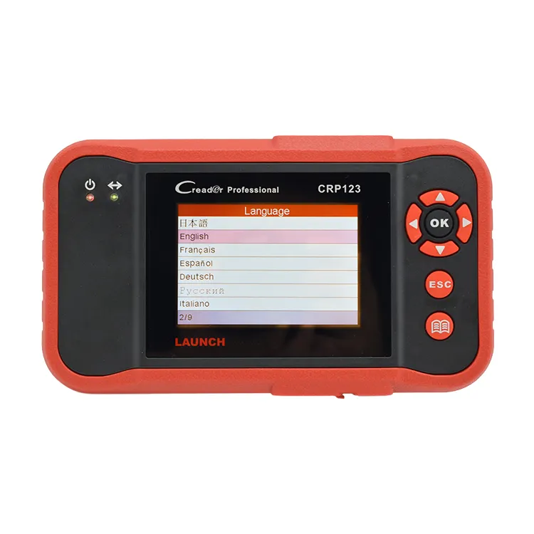 Vendita calda strumenti diagnostici per L-aunch X431 Creader VII + CRP123 strumento diagnostico multilingue gratuito aggiornato