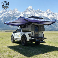KYKY Huntoo Camper A02, camping-car coulissant pour camion, modèle pop-up, installation rapide personnalisée, camping-car en aluminium pour Ranger Ram