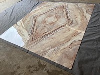 Panneau mural flexible moderne 1200 x 2400, panneau UV en PVC, feuille de marbre décorative, imperméable, ignifuge, revêtement mural en marbre