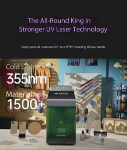 Nueva Máquina de Marcado UV con Cabezal Láser Dual M7pro, Grabado Interno de Alta Velocidad 2D/3D en Superficies de Cristal y Todos los Materiales - Product Image 3