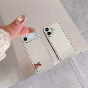 Nouvelle coque pour iPhone 14 avec effet diamant miroir, entièrement recouverte de strass, protection intégrale, coque de protection pour 13 Pro Max - Product Image 5