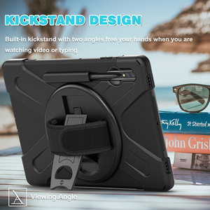 Dành Cho Samsung <span class=keywords><strong>Galaxy</strong></span> <span class=keywords><strong>Tab</strong></span> S7 Plus 12.4 Inch SMN-T970 T975 Ốp Silicon Mềm Đa Năng Với Khe Cắm Bút <span class=keywords><strong>S</strong></span>-Pen Có Dây Đeo - Product Image 4