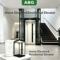Ascenseur hydraulique pour villa avec capacité de 400 kg pour résidence privée moderne à plusieurs étages auto-construite