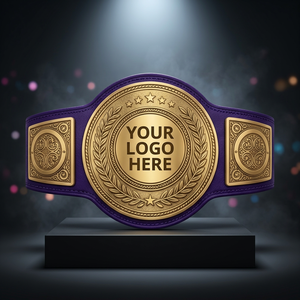 Cinturón y Trofeo de Campeonato de MMA Estilo UFC - Premio Personalizable de Artes Marciales Unisex para Taekwondo y Judo - Product Image 2