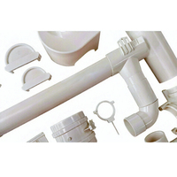 Gouttières et raccords en PVC, Tailles : 110 mm, 125 mm, 140 mm, 170 mm, 5,2'', 7'', Norme d'exécution : BS EN607/EN12200/EN1462