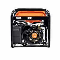 Générateur à essence monophasé BISON (CHINE) 4 temps, démarrage électrique 24V DC, 50Hz, réservoir 25L pour la construction