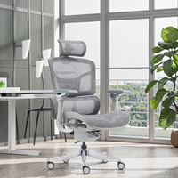 Siège de bureau moderne de luxe 4D accoudoir à tringlerie système de soutien lombaire 3D design pivotant chaise de bureau ergonomique Silla