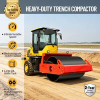 Compacteur routier vibrant à double tambour pour espaces restreints, compacteur routier hydraulique avec CE EPA