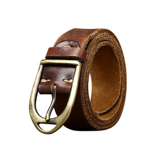 Wash Vintage Do Old Pure Cowhide Crack <span class=keywords><strong>Ceinture</strong></span> Hommes En <span class=keywords><strong>Cuir</strong></span> Aiguille Boucle Tendance Personnalité Cowboy Casual <span class=keywords><strong>Ceinture</strong></span> - Product Image 6