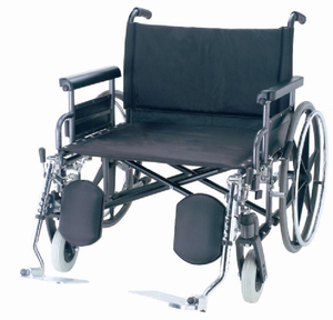 Silla de ruedas manual adaptable súper resistente con acero duradero, fácil de usar y resistente - Product Image 1