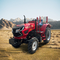 Hot Mini tracteur à roues agricole 4x4 70HP/80HP avec caractéristiques automatiques et moteur Core 4WD prix bon marché de Chine