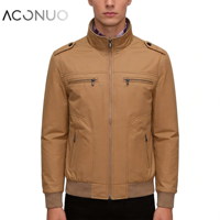 Veste bomber en cuir vintage de haute qualité, imperméable, logo personnalisé, service OEM, veste de travail pour homme