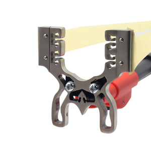 Tirachinas de Caza para Exteriores de Metal para Disparar con Potente Goma Elástica Telescópica Accesorios de Caza - Product Image 4