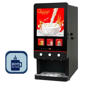 Machine à boissons multi-choix 3/4/5 saveurs Machine à boissons chaudes et froides commerciale Cafetière instantanée