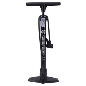 Bomba de Bicicleta de Pie con Manómetro, Mini Portátil, Válvula Presta y Schrader, Alta Presión 120PSI, para Bicicletas, Coches, Carretera, MTB y Balones - Product Image 1