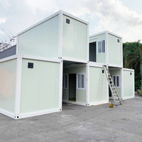 Contenedor de 40 pies de diseño bonito, módulo de montaje rápido, casa prefabricada, taller, casa pequeña sobre ruedas