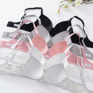 Soutien-gorge réglable <span class=keywords><strong>pour</strong></span> femme sans anneaux en acier spécial transfrontalier <span class=keywords><strong>pour</strong></span> petite poitrine Style tricoté quotidien avec logo sur la <span class=keywords><strong>tasse</strong></span> - Product Image 5