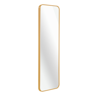 Gold 47 X 14 In Door Mirror With Hanging Strap For Bedroom Or Dressing Room Use - Product Image 6