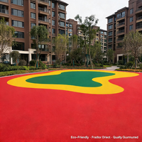 Granulés de caoutchouc EPDM Spong City Runsure écologiques à chaîne moléculaire réticulée, souples, sûrs, solides, professionnels, robustes et modernes