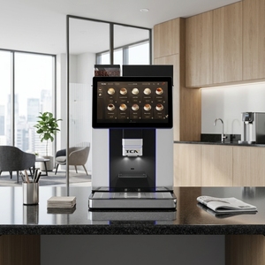 Machine à café expresso automatique TCN Bean to Cup avec écran tactile, 9 bars de pression, nettoyage automatique - Product Image 2