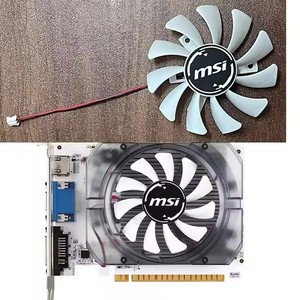 สำหรับอะไหล่การ์ดจอ MSI GeForce <span class=keywords><strong>GTX730</strong></span> 740 750 750TI HA8010H12F-Z 2PIN 75มม. - Product Image 1