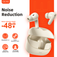 QERE E38 Nuevos auriculares inalámbricos E38 60ms Baja latencia 13mm Controlador Dual Mic