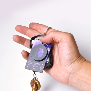 Llavero de acrílico giratorio NFC con impresión UV personalizada, ligero y pequeño, de vinilo musical, estilo KPOP, tendencia de moda NASNAK, venta al por mayor profesional - Product Image 4