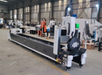 Machine de découpe de tuyaux à fibre laser CNC 5 axes Guangjie GJ6024 1,5 kW avec refroidissement par eau, servomoteur et prise en charge PLT pour tuyaux métalliques